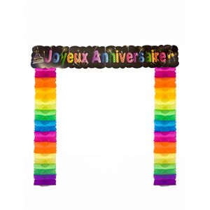 Rubies Chic Happy Birthday Door Decoration 114 x 18.7 x 250 cm Rubies Chic Happy Birthday Door Decoration 114 x 18.7 x 250 cm