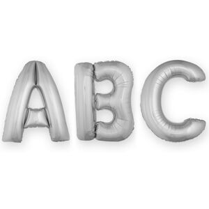 Rubies (A) 1m silver letter foil balloon Rubies (A) 1m silver letter foil balloon