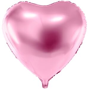 Rubies 45cm Metallic Pale Pink Heart Foil Balloon Rubies 45cm Metallic Pale Pink Heart Foil Balloon