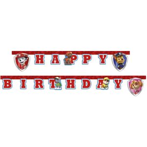 Rubies Happy Birthday Paw Patrol Ready for Action Garland 2m Rubies Happy Birthday Paw Patrol Ready for Action Garland 2m
