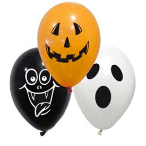 Rubies 10 spooky halloween latex balloons 28 cm Rubies 10 spooky halloween latex balloons 28 cm