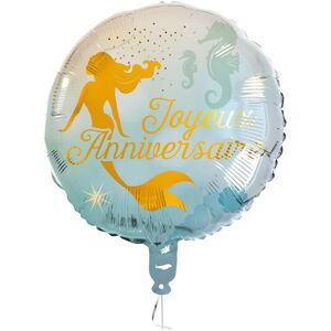 Rubies Happy Birthday Mermaid Foil Balloon 45cm Rubies Happy Birthday Mermaid Foil Balloon 45cm