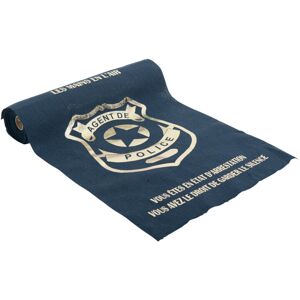 Rubies Navy and gold police table runner 28 cm x 5 m Rubies Navy and gold police table runner 28 cm x 5 m