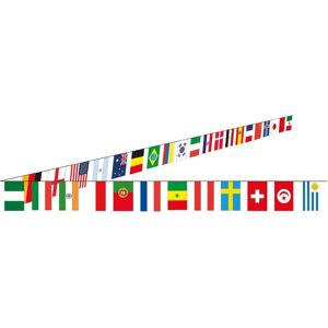 Rubies Paper flag garland 32 countries 10 m Rubies Paper flag garland 32 countries 10 m