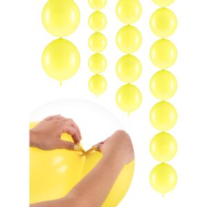 Rubies 20 Pastel Yellow Inflatable Balloons to Connect 28 cm Rubies 20 Pastel Yellow Inflatable Balloons to Connect 28 cm