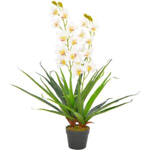 (white, 90 cm) vidaXL Artificial Plant Orchid with Pot Realistic 60cm/90cm Multi (white, 90 cm) vidaXL Artificial Plant Orchid with Pot Realistic 60cm/90cm Multi