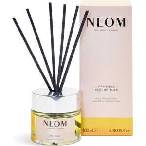 Neom Organics London Happiness Reed Diffuser, 100 ml, White Neom Organics London Happiness Reed Diffuser, 100 ml, White