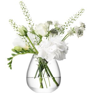 LSA International Flower Mini Table Vase H 9.5 cm Clear 1 Unit Mouthblown and LSA International Flower Mini Table Vase H 9.5 cm Clear 1 Unit Mouthblown and
