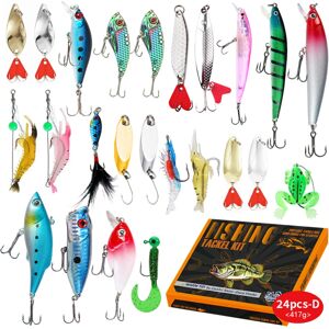 Unbranded Fishing Advent Calendar 2025 24 Days of Fishing Lure Christmas Countdown Suitabl Unbranded Fishing Advent Calendar 2025 24 Days of Fishing Lure Christmas Countdown Suitabl