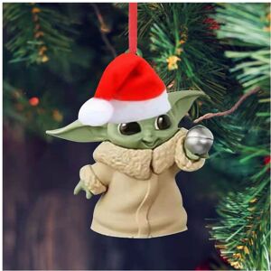 Unbranded (Christmas Hat) Baby Yoda Santa Claus Christmas Tree Decor Hanging Ornament Part Unbranded (Christmas Hat) Baby Yoda Santa Claus Christmas Tree Decor Hanging Ornament Part