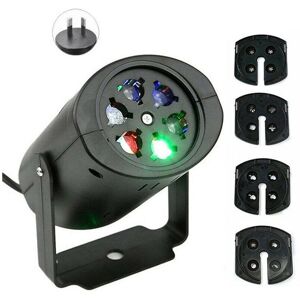 GreenZech (EU Plug) Christmas Snowflake Projector Lights Rotating LED Stage Light Outdoor GreenZech (EU Plug) Christmas Snowflake Projector Lights Rotating LED Stage Light Outdoor