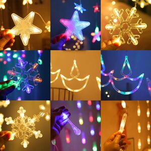 GreenZech (Warm White, 1) AC220V 2.5M Warm White Colorful LED String Fairy Curtain Light f GreenZech (Warm White, 1) AC220V 2.5M Warm White Colorful LED String Fairy Curtain Light f