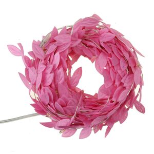 GreenZech (5M(Battery Box)) 2/3/5/10M Pink LED Leaves Ivy Garland Fairy String Light Party GreenZech (5M(Battery Box)) 2/3/5/10M Pink LED Leaves Ivy Garland Fairy String Light Party