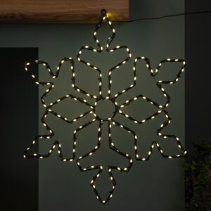 Premier 50cm x 44cm Light up FlexiBrights Christmas Snowflake with 165 Warm White LEDs Premier 50cm x 44cm Light up FlexiBrights Christmas Snowflake with 165 Warm White LEDs