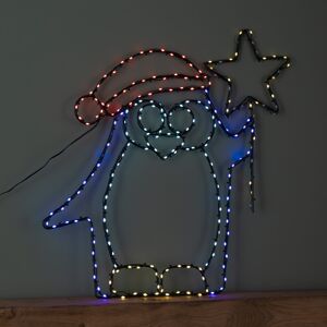 Premier 58cm x 52cm Light up FlexiBrights Christmas Penguin with Star & 221 Multi-Colour Premier 58cm x 52cm Light up FlexiBrights Christmas Penguin with Star & 221 Multi-Colour