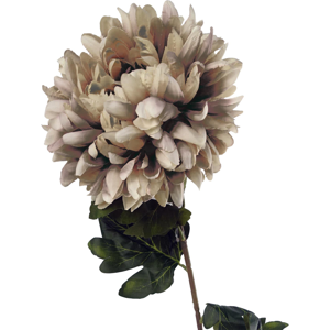 Leaf 75cm Extra Large Reflex Chrysanthemum - Mushroom Leaf 75cm Extra Large Reflex Chrysanthemum - Mushroom