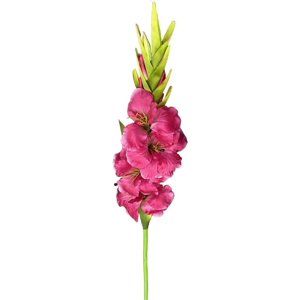Leaf 115cm Artificial Pink Gladioli Stem Leaf 115cm Artificial Pink Gladioli Stem