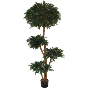 Leaf 180cm Fire Retardant Ruscus Tree With 4173 Leaves Leaf 180cm Fire Retardant Ruscus Tree With 4173 Leaves
