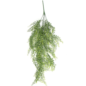 Leaf Hanging UV and Fire Resistant Artificial Trailing Button Fern Plant 82cm Leaf Hanging UV and Fire Resistant Artificial Trailing Button Fern Plant 82cm