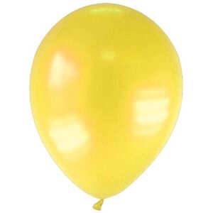 Rubies 12 Yellow Metallic Balloons 28 cm Rubies 12 Yellow Metallic Balloons 28 cm