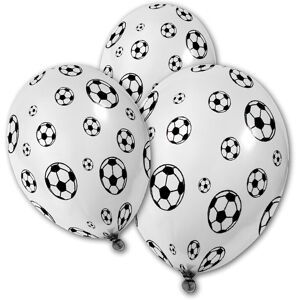 Rubies 5 Latex Balloons Soccer Balls 30 cm Rubies 5 Latex Balloons Soccer Balls 30 cm