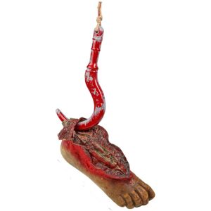 Rubies Hanging decoration hook bloody foot 60 x 20 cm Rubies Hanging decoration hook bloody foot 60 x 20 cm