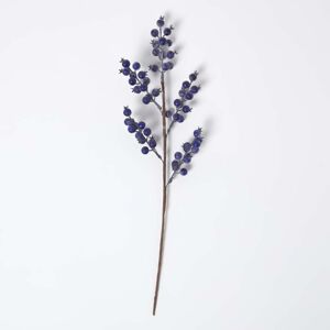 Homescapes Artificial Small Blueberry Stem, 58 cm Homescapes Artificial Small Blueberry Stem, 58 cm