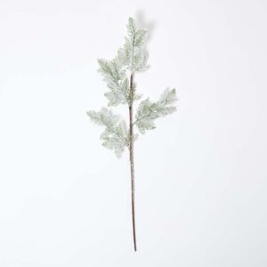Homescapes Artificial Snowy Christmas Pine Stem, 27 cm Homescapes Artificial Snowy Christmas Pine Stem, 27 cm
