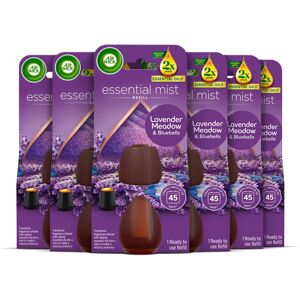 Air Wick Relaxing Lavender Essential Mist Refill 20ml Pack of 6 Lasts up to Air Wick Relaxing Lavender Essential Mist Refill 20ml Pack of 6 Lasts up to
