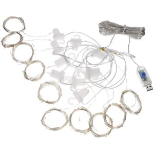 GreenZech (Colorful) 3M*2M USB 8 Modes Remote Control 200 LED Curtain String Light with 10 GreenZech (Colorful) 3M*2M USB 8 Modes Remote Control 200 LED Curtain String Light with 10