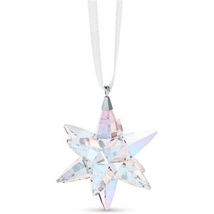 SWAROVSKI Shimmer Star Ornament Small Multicolored Swarovski Crystals on White S SWAROVSKI Shimmer Star Ornament Small Multicolored Swarovski Crystals on White S
