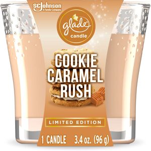 Glade Candle Jar Air Freshener Cookie Caramel Rush 3.4 Oz Glade Candle Jar Air Freshener Cookie Caramel Rush 3.4 Oz