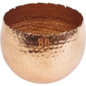 Copper Handcrafted Metal Bowl - 20cm Inner - Rustic Finish - Indoor Use Copper Handcrafted Metal Bowl - 20cm Inner - Rustic Finish - Indoor Use