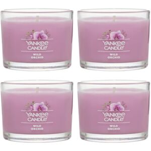 Yankee Candle Signature Votive Mini Candle Jar Wild Orchid Scent Natural Soy W Yankee Candle Signature Votive Mini Candle Jar Wild Orchid Scent Natural Soy W