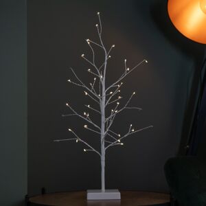 Snow Time 60cm Battery Operated Micro Light up Christmas Twig Tree with 48 Warm White LEDs Snow Time 60cm Battery Operated Micro Light up Christmas Twig Tree with 48 Warm White LEDs