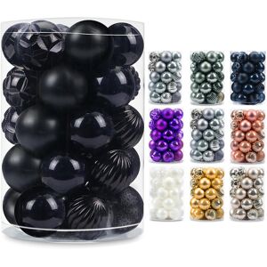 AMS 34ct Halloween Christmas Ball Large Ornaments Party Decorations Shatterproof AMS 34ct Halloween Christmas Ball Large Ornaments Party Decorations Shatterproof