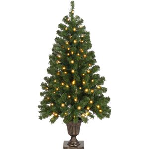 Unbranded 4 FT Pre-lit Artificial Christmas Tree w/ Trophy Shaped Base Potted Xmas Tree Re Unbranded 4 FT Pre-lit Artificial Christmas Tree w/ Trophy Shaped Base Potted Xmas Tree Re