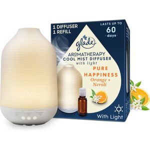 Glade Essential Oil Diffuser Holder & Refill, Cool Mist Aromatherapy Diffuser & Glade Essential Oil Diffuser Holder & Refill, Cool Mist Aromatherapy Diffuser &