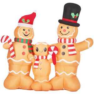 Unbranded 1.9M Lighted Inflatable Gingerbread Man Family Christmas Decor Party Unbranded 1.9M Lighted Inflatable Gingerbread Man Family Christmas Decor Party