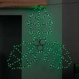 Premier 64cm Light up FlexiBrights Christmas Holly and Berries Decoration with 268 Green Premier 64cm Light up FlexiBrights Christmas Holly and Berries Decoration with 268 Green