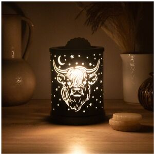 Lesser & Pavey Desire Aroma Lamp Black Highland Cow Electric Wax Melt Oil Burner Animal Gift Lesser & Pavey Desire Aroma Lamp Black Highland Cow Electric Wax Melt Oil Burner Animal Gift