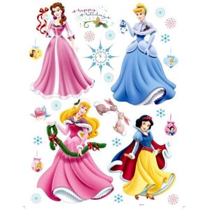 Christmas Stickers - DISNEY - Princess - 4 Giant Stickers - Multicolor - Wall De Christmas Stickers - DISNEY - Princess - 4 Giant Stickers - Multicolor - Wall De