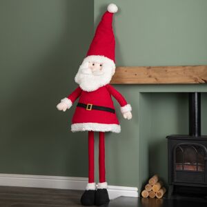Premier 1.8m Tall Extendable Plush Santa Decoration with Telescopic Legs Premier 1.8m Tall Extendable Plush Santa Decoration with Telescopic Legs