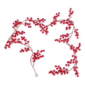 Unbranded Christmas Red Berry Garland,Artificial Burgundy Red Pip Berry Garland Unbranded Christmas Red Berry Garland,Artificial Burgundy Red Pip Berry Garland