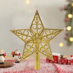 Unbranded (A) Novelty Festive Christmas Decorations Christmas Hollow Star Tree Topper Chri Unbranded (A) Novelty Festive Christmas Decorations Christmas Hollow Star Tree Topper Chri
