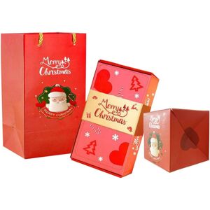Unbranded (D) Christmas Ornament Xmas Decoration Merry Christmas Surprise Box Gift Box Cre Unbranded (D) Christmas Ornament Xmas Decoration Merry Christmas Surprise Box Gift Box Cre
