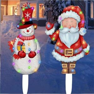 Unbranded (A) Christmas Holiday Decorations Sale Christmas Santa Claus Snowman LED Light C Unbranded (A) Christmas Holiday Decorations Sale Christmas Santa Claus Snowman LED Light C