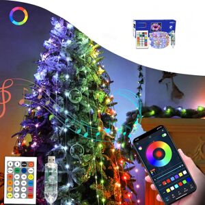 Unbranded (A) Christmas LED USB String Lights - 10 Meters, Music Sync, Bluetooth Remote Co Unbranded (A) Christmas LED USB String Lights - 10 Meters, Music Sync, Bluetooth Remote Co
