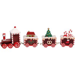 Unbranded (B) Christmas Decorations Sale Christmas Decorations Wooden Four-section Train G Unbranded (B) Christmas Decorations Sale Christmas Decorations Wooden Four-section Train G
