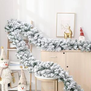 Unbranded Christmas Decoration Christmas Tree Hanging Ornament Snow Flocked Christmas Garl Unbranded Christmas Decoration Christmas Tree Hanging Ornament Snow Flocked Christmas Garl